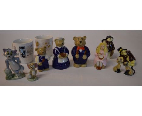 Wade Tom & Jerry, Wade Goldilocks and the three bears set, 2 Tom & Jerry mugs etc