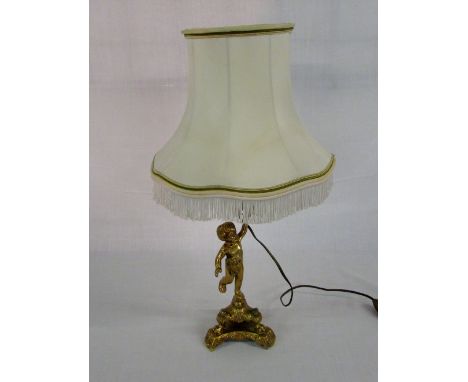 Cherub table lamp