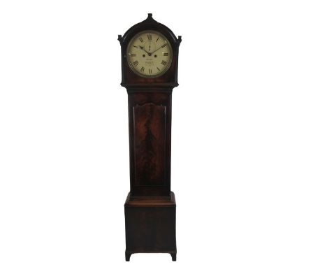 A fine quality William IV Irish mahogany cased Longcase Clock, the circular painted dial&nbsp;signed&nbsp;Sharp, Dublin (Rich