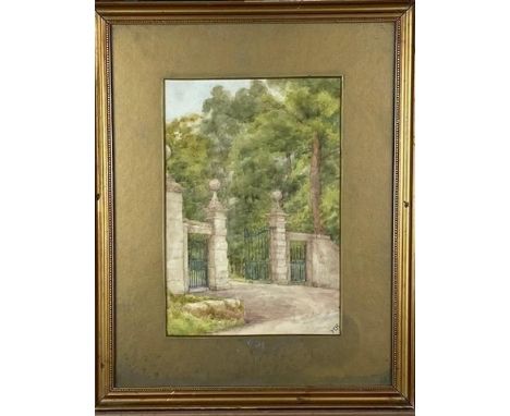 [R. Noland Ferrall, Irish 20th Century &amp; Mary Hinde, Irish 20th Century]  "Bridie," watercolour,&nbsp;signed&nbsp; approx