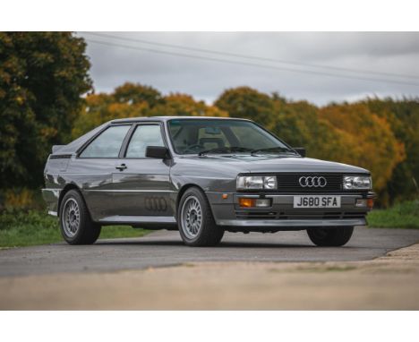 Very late production 20-valve RR and believed to be the penultimate Quattro delivered to the UK.The Audi Quattro may not have