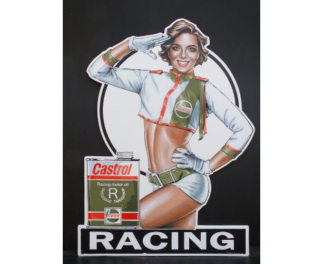 To many motorsport enthusiasts from the 1960s, the term 'Aromatic Oil' can only mean one thing - Castrol R.Hand painted Acryl