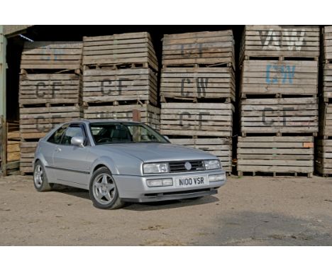 A UK-supplied Corrado with the rare and costly VW Motorsport-upgraded VSR engine. Arriving in late 1991 the VR6-engined versi