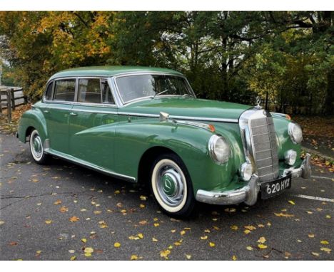 Absolutely magnificent and an incredibly rare survivor, this right-hand drive, W186 300 is on offer from an important Mercede