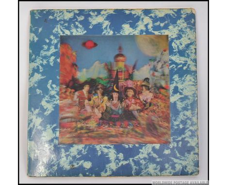 A Rolling Stones 1st press long play vinyl record ' Their Satanic Majesties Request ' on gatefold with hologram cover, Mono T