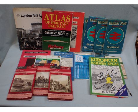 A COLLECTION OF RAILWAY MAPS, ORDNANCE SURVEY MAPS and others