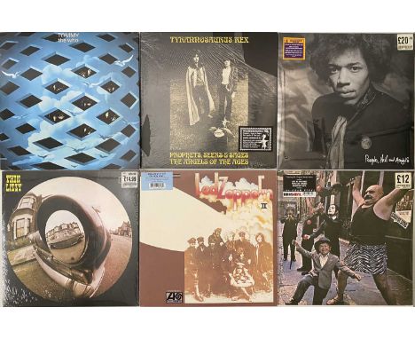 CLASSIC ROCK - MODERN/ REISSUE LP COLLECTION. A wonderful collection of around 22 classic rock LPs, all modern/ reissue press