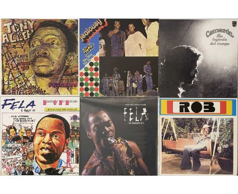 WORLD (INC AFROBEAT / LATIN / JAZZ) - LP COLLECTION. A super collection of 30 x LPs, largely modern pressings. Artists/ Title