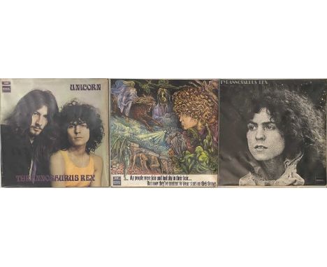 T REX - LP RARITIES PACK. A quality pack of 3 original LPs by T Rex. Titles include A Beard Of Stars (SLRZ 1013, UK stereo Re