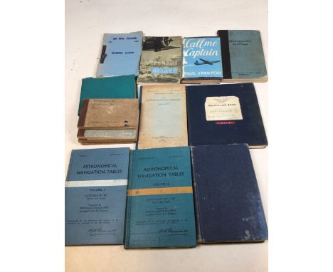 Flying interest. Astronomical Navigation Tables, volumes J and H Admiralty weather Manual, the Meteorological Glossary and mi