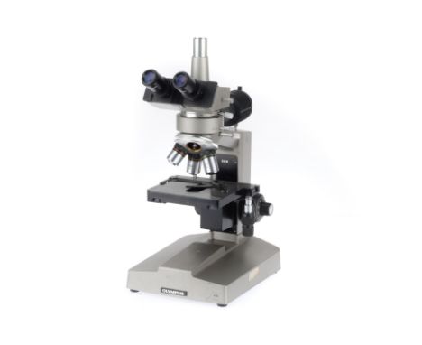 Classic Microscopy, Olympus BHM Trinocular Microscope, c.1960, Olympus BHM, with mechanical stage, 3 NEO Olympus objectives, 