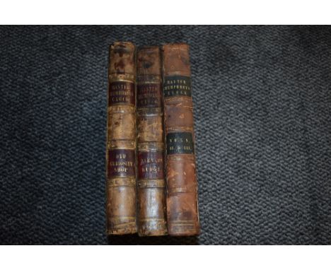 Literature. Dickens. Master Humphrey's Clock. London: Chapman and Hall, 1840-41. Three volumes in three books. Bound in a hal