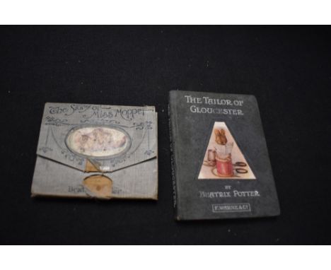 Children's. Beatrix Potter. Two titles: The Story of Miss Moppet [Concertina Book in Wallet]. London: Frederick Warne &amp; C