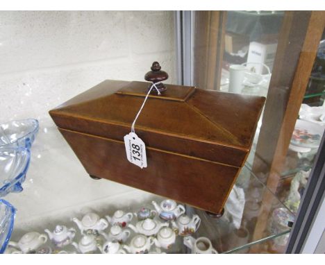 Sarcophagus tea caddy