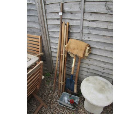 Collection of tools to include axe