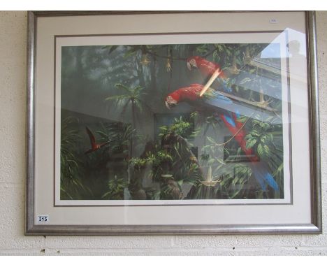 Large signed &amp; L/E print - Jewells of the forest by Michael Jackson