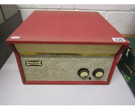 Dansette tempo portable record player