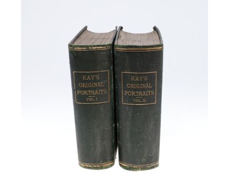 John Kay. A Series of Original Portraits and Caricature Etchings, 2 volumes, new edition, half-titles, 362 engraved plates, t