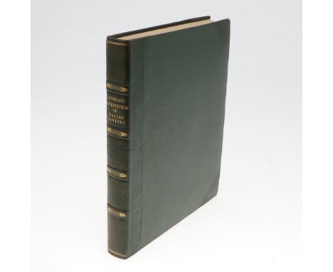 Gilbert Laing Meason. On the Landscape Architecture of the Great Painters of Italy, first edition, half-title, engraved title