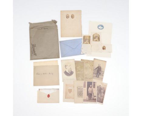 Smith, Albert and Arthur. Two groups of photographic portraits etc., commemorating Albert's ascent of Mont Blanc and visit to