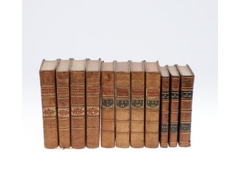 William Robertson. The History of the Reign of the Emperor Charles V, 4 volumes, second edition, half-titles, engraved portra