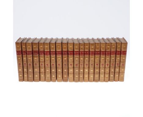 Johann Wolfgang von Goethe. Werke, 20 volumes, contemporary mottled half calf, spines tooled gilt, bookplate of Merthyr Guest
