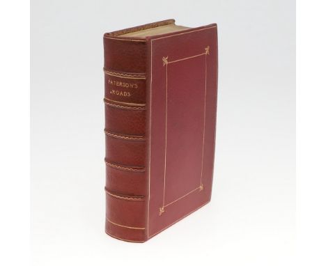 Edward Mogg. Paterson's Roads, eighteenth edition, folding engraved frontispiece map, 8 folding engraved maps, twentieth cent