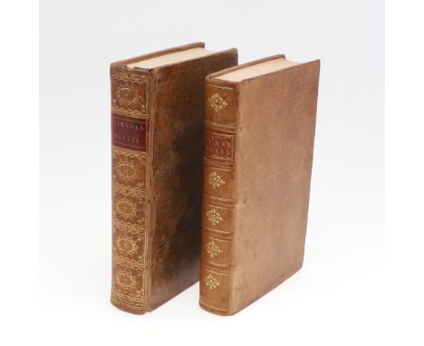 Samuel Gunn. Euclid's Elements of Geometry, ninth edition, folding engraved plates, contemporary calf, bookplate of Merthyr G