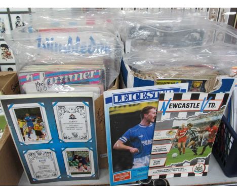 Sheffield United 1990s Programmes, 140 home and 90 away including friendlies v. Army, Immingham, Bangor, Whitby, Irish Tours,