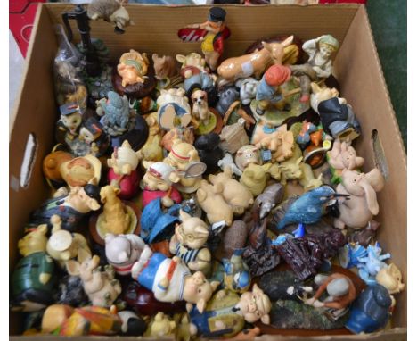 Animal Models - Wade Whimsies; Leonardo Collection Piggin; resin and ceramic; etc