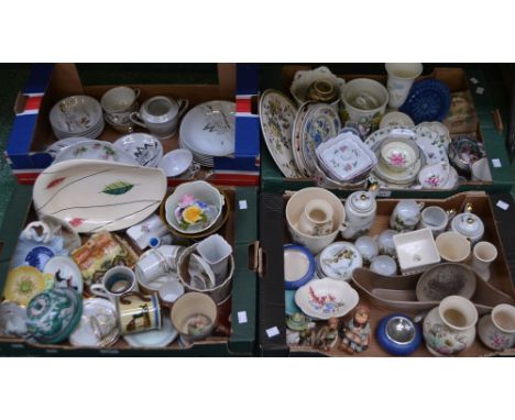 Ceramics - Royal Crown Derby; Goebel Hummel figures; Mason's; Japanese export wares; Poole; Coalport; a Shelley bread and but