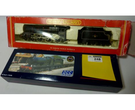 Two OO gauge trains - Bachmann Branch-Line 32-300DC and Hornby R.292 BR 4-6-0 Locomotive Class 5 (both boxed)  Condition Repo
