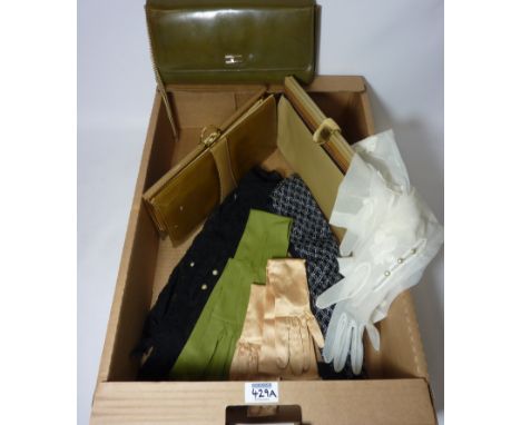 Vintage &amp; Designer Clothing, Accessories and Textiles - 1950s/60s Ackery evening and clutch bags, Renata clutch and five 