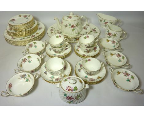Minton 'Vermont' dinner and tea service - six place settings Condition Report .Click here for further images, condition, auct