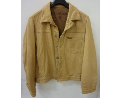 Vintage & Designer Clothing, Accessories and Textiles - Marlboro Classics leather jacket, size medium  Condition Report Click