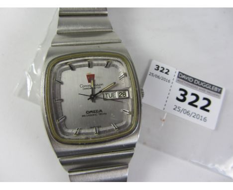 Omega Constellation Chronometer Megasonic720hz stainless steel wristwatch Condition Report Click here for further images, con