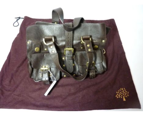Vintage & Designer Clothing, Accessories and Textiles - Mulberry 'Roxanne' handbag, dark brown leather, with dust bag  Condit