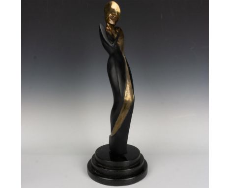 Ann Forman (American, b. 1942) is known for her sophisticated and voguish cast bronze sculpture. In 1987, the Dyansen Gallery