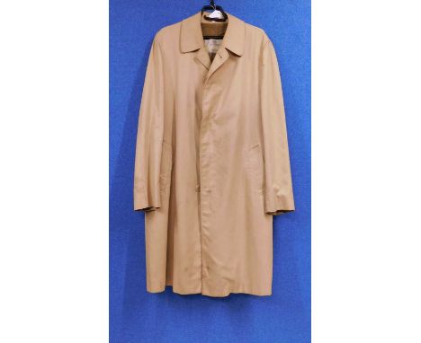 A gentleman's Aquascutum single breasted overcoat