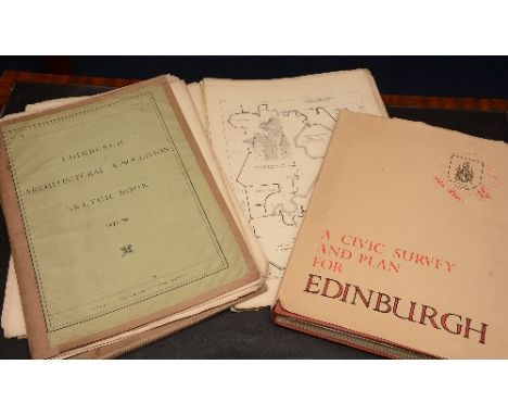 Three Edinburgh Architectural Association Sketch Books, 1875-76, 1887-79, 1880-82, printed by George Waterson & Son Edinburgh