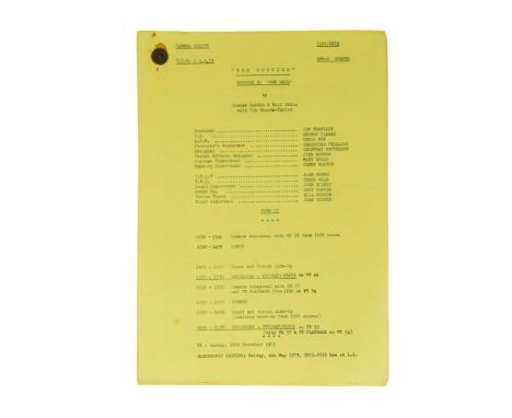 The Goodies (BBC 1970-1982) - The Race - original production used camera script for the Series 4 episode 'The Race'. Recordin