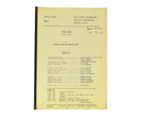 'Allo 'Allo! (BBC Sitcom 1982-1992) - Series 1 Episode 3 - original production copy of a camera script for the first series. 