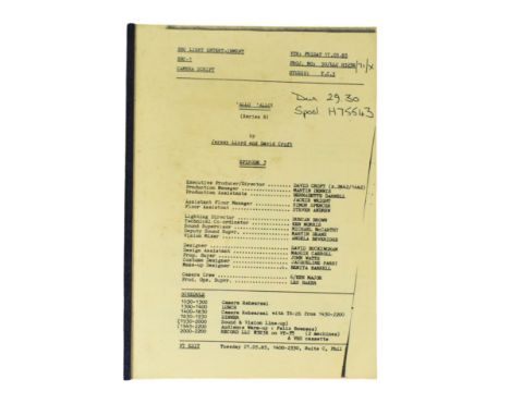 'Allo 'Allo! (BBC Sitcom 1982-1992) - Series 2 Episode 3 - original production copy of a camera script for the second series.