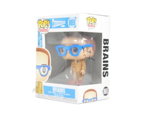 Thunderbirds - David Graham (1925-2024) - Voice of Parker, Brains, Gordon Tracy and others - autographed 'Brains' Funko Pop v