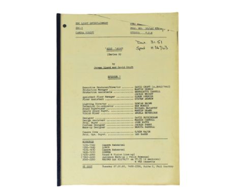 'Allo 'Allo! (BBC Sitcom 1982-1992) - Series 2 Episode 1 - original production copy of a camera script for the second series.