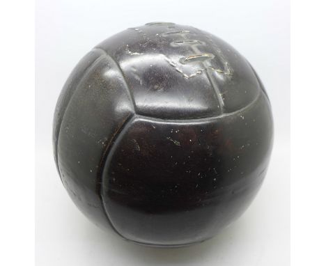 A novelty ceramic model football