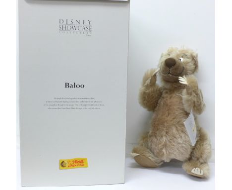 A Steiff Disney Showcase Collection Baloo the Bear, boxed