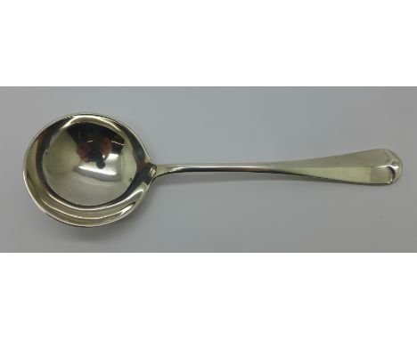 A silver ladle, Sheffield 1943, 56g
