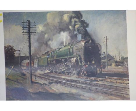 Terence Cuneo 'Evening Star' railway print