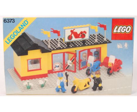 An original vintage Legoland 6373 Bike shop. Contents unchecked & within its original box. 